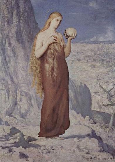 Pierre Puvis de Chavannes Hl. Maria Magdalena in der Wuste